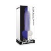 Evolved Luminous Poseable Glow In The Dark 8 In. Dildo With Balls Clear/Purple