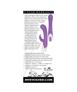 Evolved Enchanted Bunny Silicone Rabbit Vibrator Purple