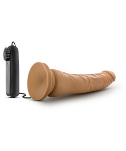 Dr. Skin Remote-Controlled Realistic 8.5 In. Vibrating Dildo Tan