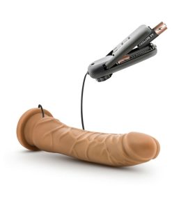 Dr. Skin Remote-Controlled Realistic 8.5 In. Vibrating Dildo Tan