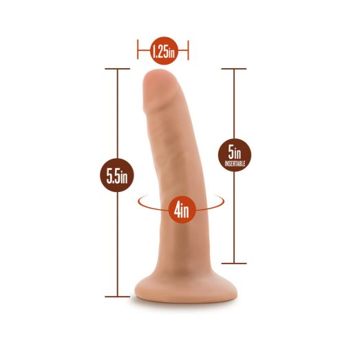Dr. Skin Realistic 5.5 In. Dildo Beige - Image 8
