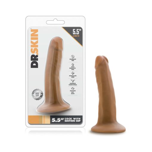 Dr. Skin Realistic 5.5 In. Dildo Tan