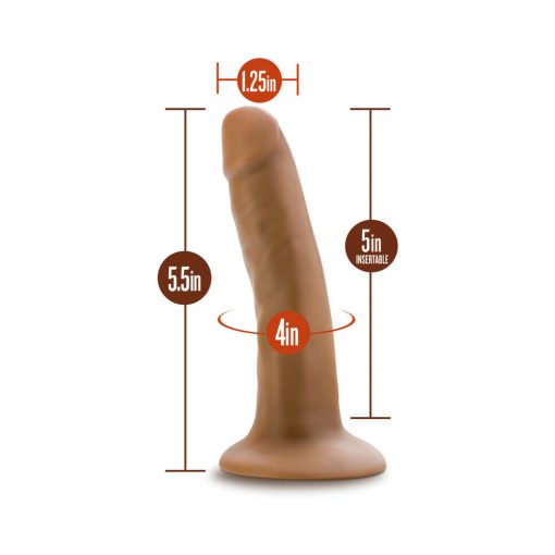 Dr. Skin Realistic 5.5 In. Dildo Tan - Image 7