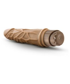 Dr. Skin Vibe 3 Realistic 7.25 In. Vibrating Dildo Tan
