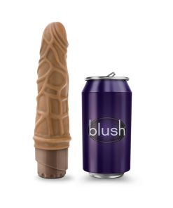 Dr. Skin Vibe 3 Realistic 7.25 In. Vibrating Dildo Tan