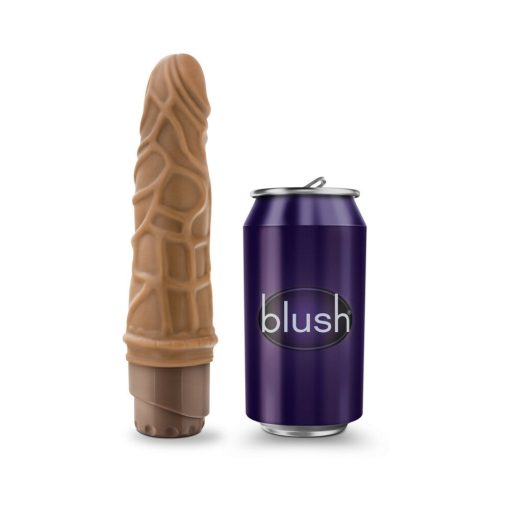 Dr. Skin Vibe 3 Realistic 7.25 In. Vibrating Dildo Tan - Image 8