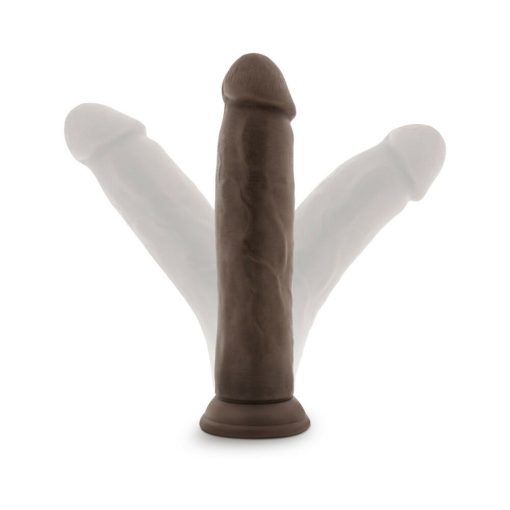 Dr. Skin Realistic 9.5 In. Dildo Brown - Image 7