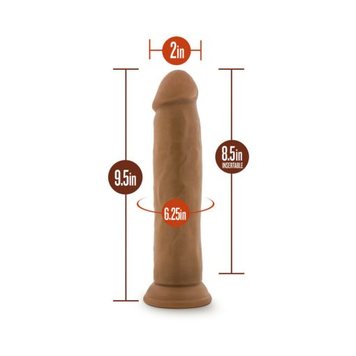 Dr. Skin Realistic 9.5 In. Dildo Tan - Image 8