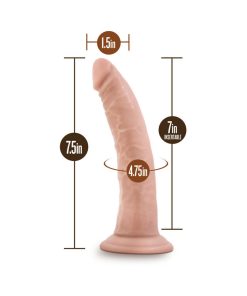 Dr. Skin Realistic 7 In. Dildo Beige