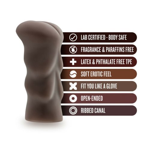 Hot Chocolate Nicole'S Rear Anal Stroker Brown - Image 6