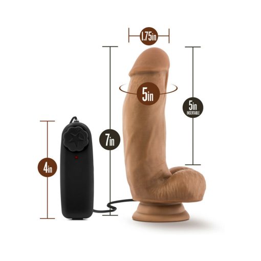 Loverboy Mma Fighter Remote-Controlled 7 In. Vibrating Dildo With Balls Tan - Image 8