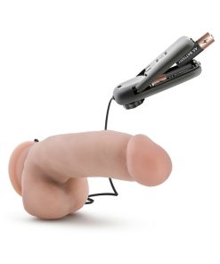 Loverboy The Quarterback 7 In. Vibrating Dildo With Balls Beige