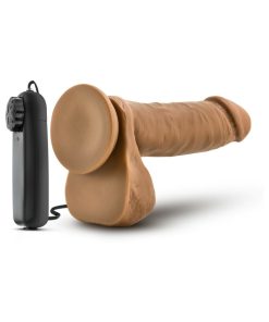Loverboy Soccer Champ Remote-Controlled 8 In. Vibrating Dildo With Balls Tan