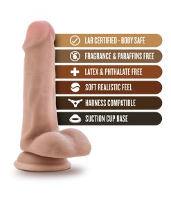 Coverboy Ranger Rob Realistic 6 In. Dildo With Balls Beige