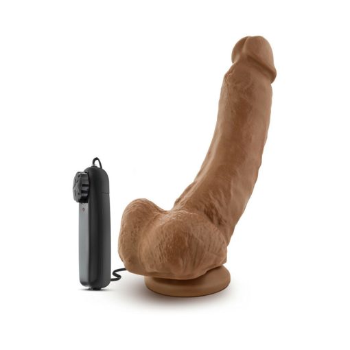 Loverboy The Boxer Remote-Controlled 9 In. Vibrating Dildo With Balls Tan - Image 3
