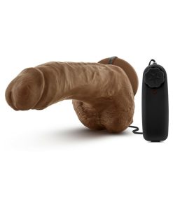 Loverboy The Boxer Remote-Controlled 9 In. Vibrating Dildo With Balls Tan
