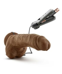 Loverboy The Boxer Remote-Controlled 9 In. Vibrating Dildo With Balls Tan