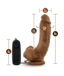 Loverboy The Boxer Remote-Controlled 9 In. Vibrating Dildo With Balls Tan