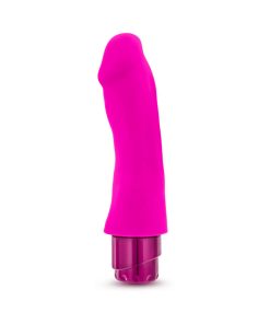 Luxe Marco 7.75 In. Silicone Vibrating Dildo Pink