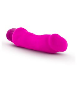 Luxe Marco 7.75 In. Silicone Vibrating Dildo Pink