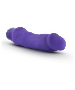 Luxe Marco 7.75 In. Silicone Vibrating Dildo Purple