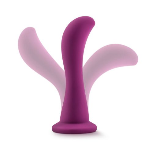 Temptasia Bellatrix 6.25 In. Curved Dildo Plum - Image 7