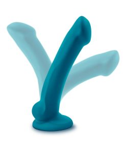 Temptasia Reina 7 In. Silicone Dildo Teal