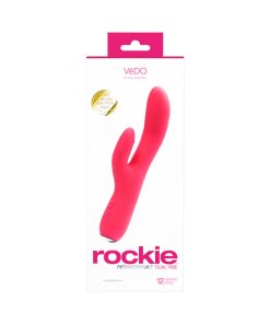 Vedo Rockie Rechargeable Dual Vibe - Foxy Pink