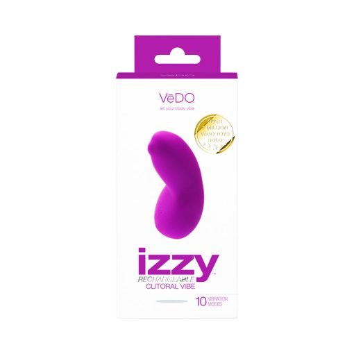 Vedo Izzy Rechargeable Clitoral Vibe - Violet Vixen - Image 5