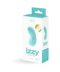 Vedo Izzy Rechargeable Clitoral Vibe - Tease Me Turquoise