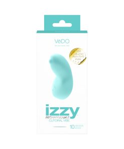 Vedo Izzy Rechargeable Clitoral Vibe - Tease Me Turquoise