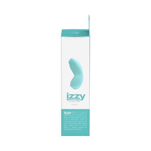 Vedo Izzy Rechargeable Clitoral Vibe - Tease Me Turquoise - Image 6