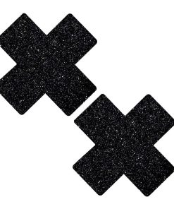 Neva Nude Pasty X Factor Glitter Black