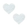 Neva Nude Pasty Heart Lace White