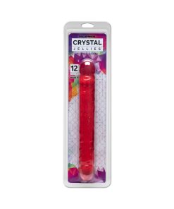 Crystal Jellies - Double Dong Jr. Pink 12In