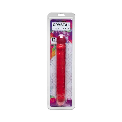 Crystal Jellies - Double Dong Jr. Pink 12In