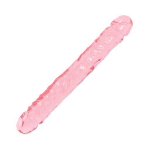 Crystal Jellies - Double Dong Jr. Pink 12In - Image 2
