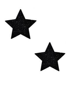 Neva Nude Pasty Starry Night Glitter Malice Black Set Of 6