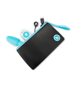 B-Vibe Rimming Petite Rotating And Vibrating Remote Control Plug Teal