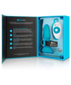 B-Vibe Rimming Petite Rotating And Vibrating Remote Control Plug Teal