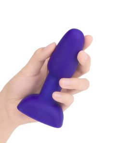 B-Vibe Rimming Petite Rotating And Vibrating Remote Control Plug Purple