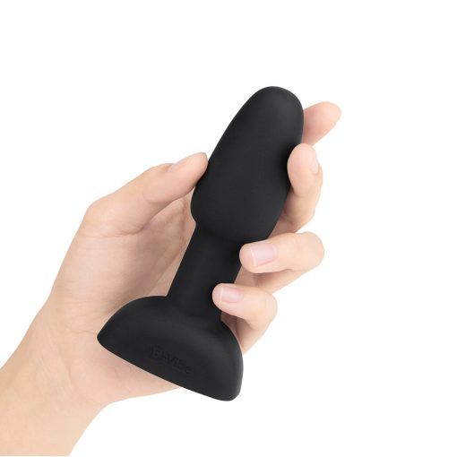 B-Vibe Rimming Petite Rotating And Vibrating Remote Control Plug Black - Image 6