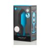 B-Vibe Snug Plug 3 Weighted Silicone Anal Plug Teal