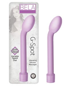 Bela G-Spot Silicone Vibrator – Waterproof Lavender Massager for Precision Pleasure
