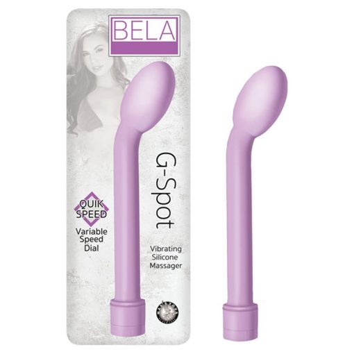 Bela G-Spot Silicone Vibrator – Waterproof Lavender Massager for Precision Pleasure