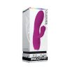 Evolved Glimmer Light-Up Rechargeable Silicone Dual Stimulator Purple