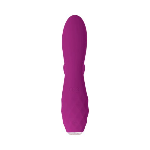 Evolved Glimmer Light-Up Rechargeable Silicone Dual Stimulator Purple - Image 5