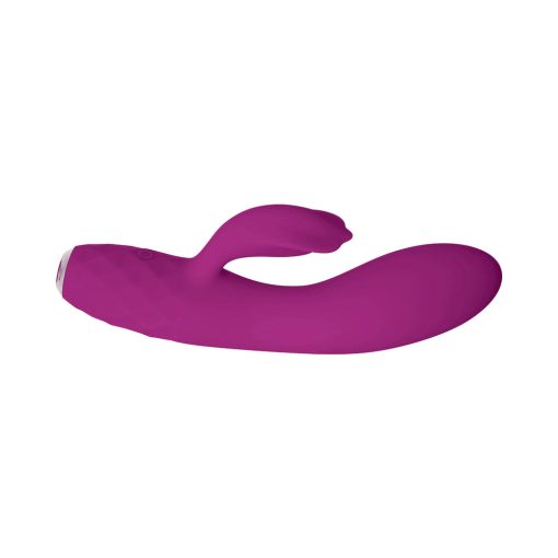 Evolved Glimmer Light-Up Rechargeable Silicone Dual Stimulator Purple - Image 10