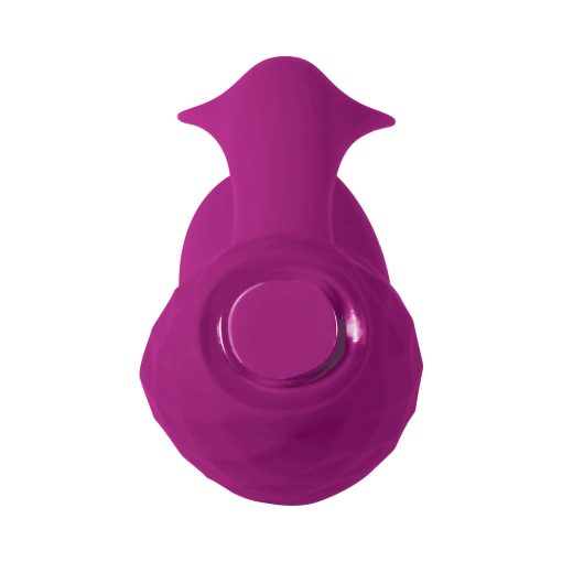 Evolved Glimmer Light-Up Rechargeable Silicone Dual Stimulator Purple - Image 12