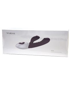 Nalone Dancer Rechargeable Sound-Activated Silicone Dual Stimulation Vibrator Purple